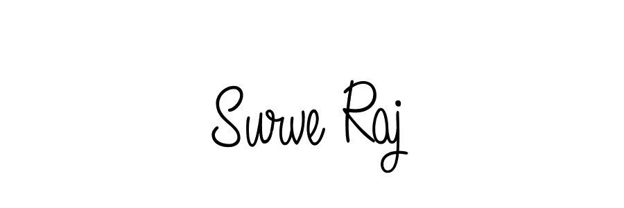 How to make Surve Raj signature? Angelique-Rose-font-FFP is a professional autograph style. Create handwritten signature for Surve Raj name. Surve Raj signature style 5 images and pictures png