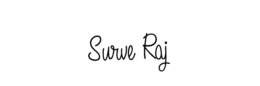 Design your own signature with our free online signature maker. With this signature software, you can create a handwritten (Angelique-Rose-font-FFP) signature for name Surve Raj. Surve Raj signature style 5 images and pictures png