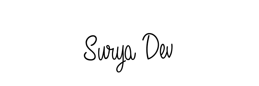 Check out images of Autograph of Surya Dev name. Actor Surya Dev Signature Style. Angelique-Rose-font-FFP is a professional sign style online. Surya Dev signature style 5 images and pictures png