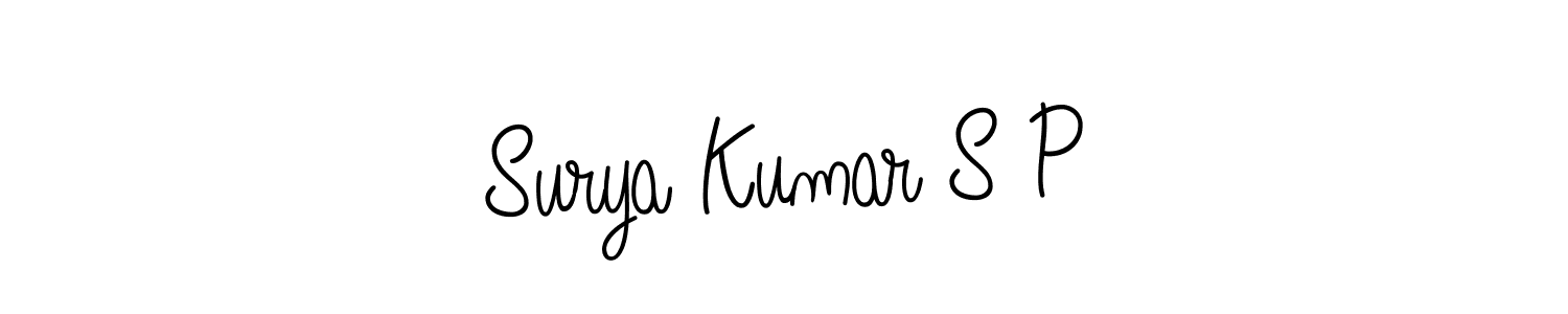Here are the top 10 professional signature styles for the name Surya Kumar S P. These are the best autograph styles you can use for your name. Surya Kumar S P signature style 5 images and pictures png