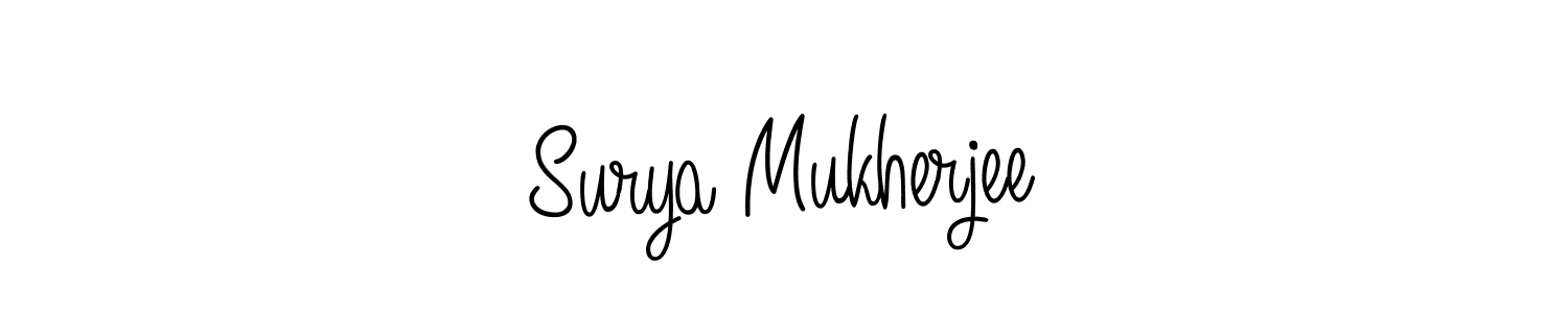 Similarly Angelique-Rose-font-FFP is the best handwritten signature design. Signature creator online .You can use it as an online autograph creator for name Surya Mukherjee. Surya Mukherjee signature style 5 images and pictures png