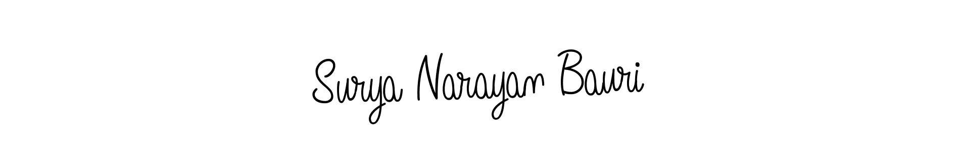 if you are searching for the best signature style for your name Surya Narayan Bauri. so please give up your signature search. here we have designed multiple signature styles  using Angelique-Rose-font-FFP. Surya Narayan Bauri signature style 5 images and pictures png