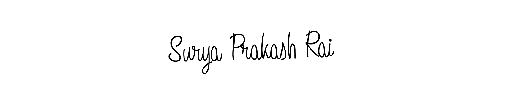 How to Draw Surya Prakash Rai signature style? Angelique-Rose-font-FFP is a latest design signature styles for name Surya Prakash Rai. Surya Prakash Rai signature style 5 images and pictures png