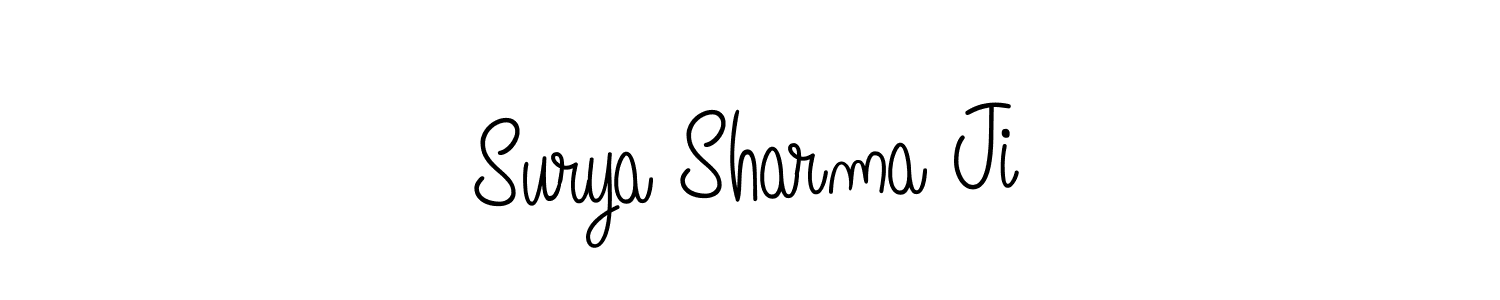 This is the best signature style for the Surya Sharma Ji name. Also you like these signature font (Angelique-Rose-font-FFP). Mix name signature. Surya Sharma Ji signature style 5 images and pictures png