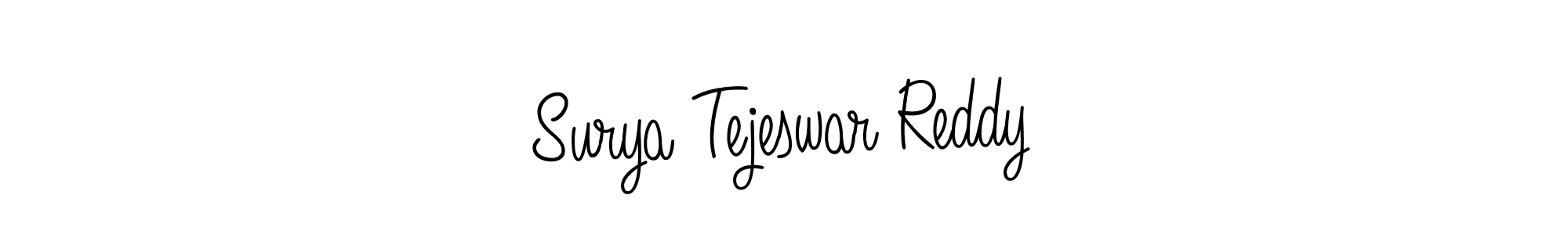 Make a short Surya Tejeswar Reddy signature style. Manage your documents anywhere anytime using Angelique-Rose-font-FFP. Create and add eSignatures, submit forms, share and send files easily. Surya Tejeswar Reddy signature style 5 images and pictures png