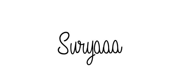 It looks lik you need a new signature style for name Suryaaa. Design unique handwritten (Angelique-Rose-font-FFP) signature with our free signature maker in just a few clicks. Suryaaa signature style 5 images and pictures png