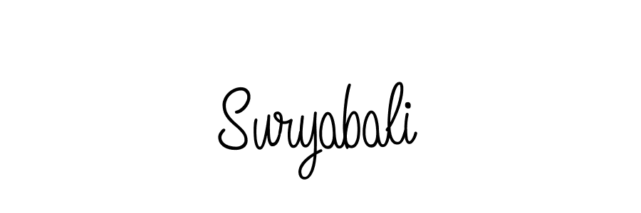 Create a beautiful signature design for name Suryabali. With this signature (Angelique-Rose-font-FFP) fonts, you can make a handwritten signature for free. Suryabali signature style 5 images and pictures png