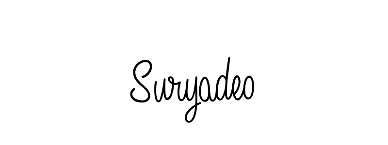 if you are searching for the best signature style for your name Suryadeo. so please give up your signature search. here we have designed multiple signature styles  using Angelique-Rose-font-FFP. Suryadeo signature style 5 images and pictures png