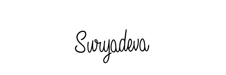 Also we have Suryadeva name is the best signature style. Create professional handwritten signature collection using Angelique-Rose-font-FFP autograph style. Suryadeva signature style 5 images and pictures png