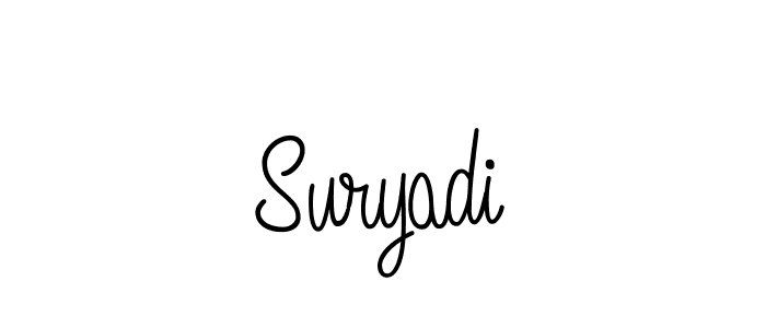 Also we have Suryadi name is the best signature style. Create professional handwritten signature collection using Angelique-Rose-font-FFP autograph style. Suryadi signature style 5 images and pictures png