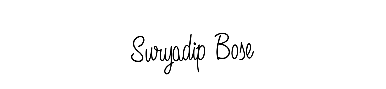 Also we have Suryadip Bose name is the best signature style. Create professional handwritten signature collection using Angelique-Rose-font-FFP autograph style. Suryadip Bose signature style 5 images and pictures png