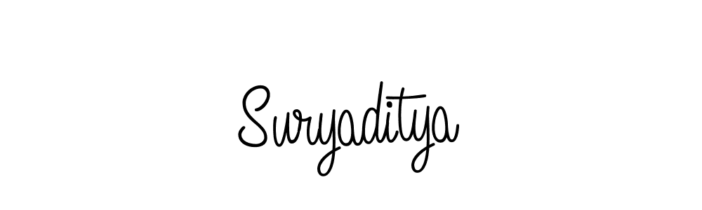 Once you've used our free online signature maker to create your best signature Angelique-Rose-font-FFP style, it's time to enjoy all of the benefits that Suryaditya name signing documents. Suryaditya signature style 5 images and pictures png