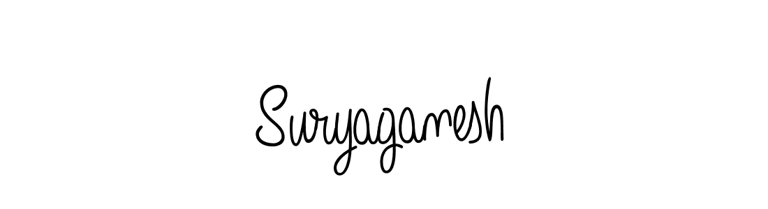 How to make Suryaganesh signature? Angelique-Rose-font-FFP is a professional autograph style. Create handwritten signature for Suryaganesh name. Suryaganesh signature style 5 images and pictures png
