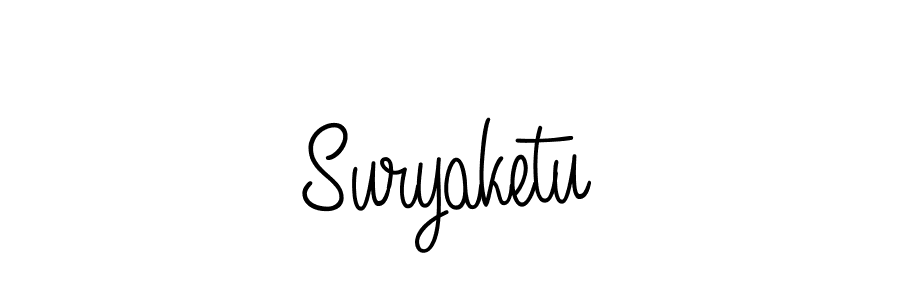 Suryaketu stylish signature style. Best Handwritten Sign (Angelique-Rose-font-FFP) for my name. Handwritten Signature Collection Ideas for my name Suryaketu. Suryaketu signature style 5 images and pictures png
