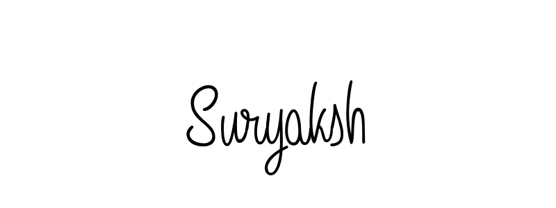 How to Draw Suryaksh signature style? Angelique-Rose-font-FFP is a latest design signature styles for name Suryaksh. Suryaksh signature style 5 images and pictures png