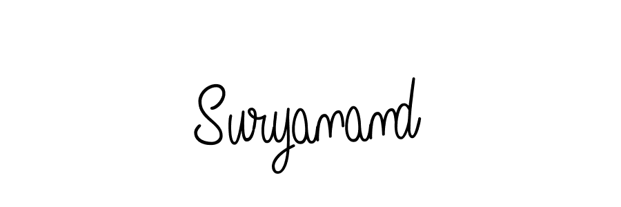 How to Draw Suryanand signature style? Angelique-Rose-font-FFP is a latest design signature styles for name Suryanand. Suryanand signature style 5 images and pictures png