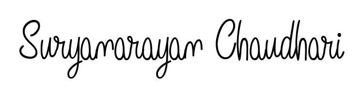 Create a personalized artistic stamp with Suryanarayan Chaudhari in Angelique-Rose-font-FFP font. Perfect for visual artists, designers, and influencers. Suryanarayan Chaudhari signature style 5 images and pictures png