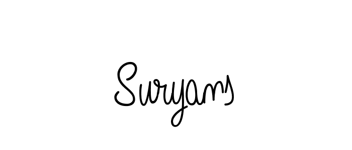 if you are searching for the best signature style for your name Suryans. so please give up your signature search. here we have designed multiple signature styles  using Angelique-Rose-font-FFP. Suryans signature style 5 images and pictures png
