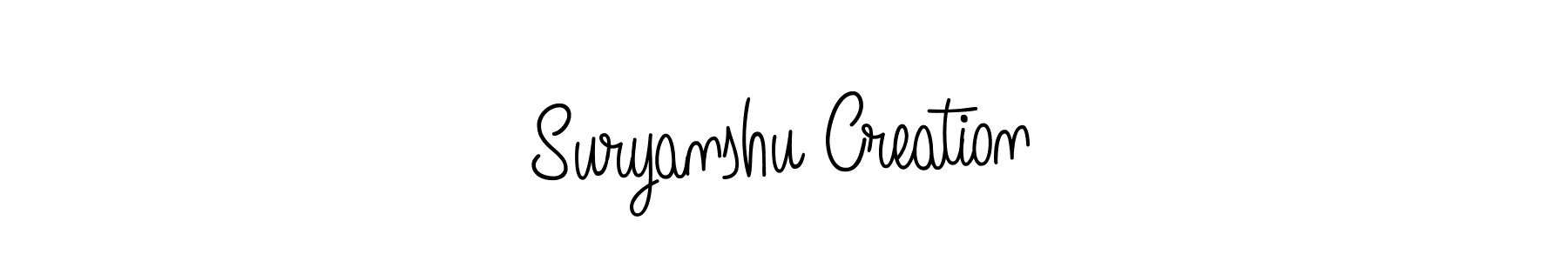 Once you've used our free online signature maker to create your best signature Angelique-Rose-font-FFP style, it's time to enjoy all of the benefits that Suryanshu Creation name signing documents. Suryanshu Creation signature style 5 images and pictures png