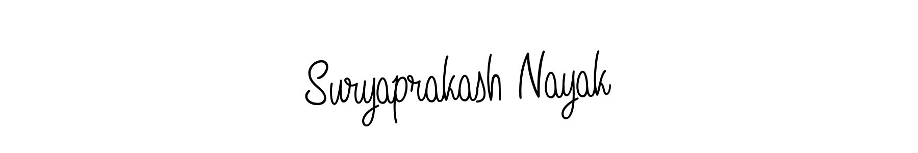It looks lik you need a new signature style for name Suryaprakash Nayak. Design unique handwritten (Angelique-Rose-font-FFP) signature with our free signature maker in just a few clicks. Suryaprakash Nayak signature style 5 images and pictures png