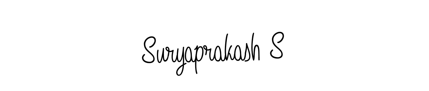 Best and Professional Signature Style for Suryaprakash S. Angelique-Rose-font-FFP Best Signature Style Collection. Suryaprakash S signature style 5 images and pictures png