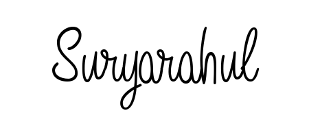 Express your personality with a custom Suryarahul signature crafted with Angelique-Rose-font-FFP typography. Free transparent PNG download available. Suryarahul signature style 5 images and pictures png