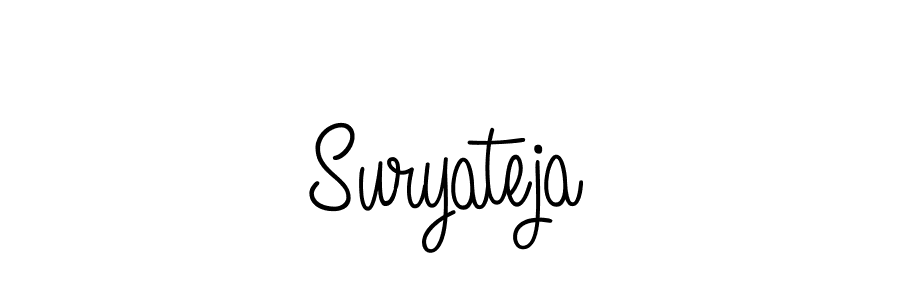 You can use this online signature creator to create a handwritten signature for the name Suryateja. This is the best online autograph maker. Suryateja signature style 5 images and pictures png
