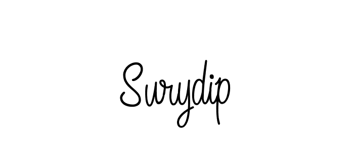How to make Surydip signature? Angelique-Rose-font-FFP is a professional autograph style. Create handwritten signature for Surydip name. Surydip signature style 5 images and pictures png