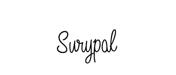 How to make Surypal signature? Angelique-Rose-font-FFP is a professional autograph style. Create handwritten signature for Surypal name. Surypal signature style 5 images and pictures png