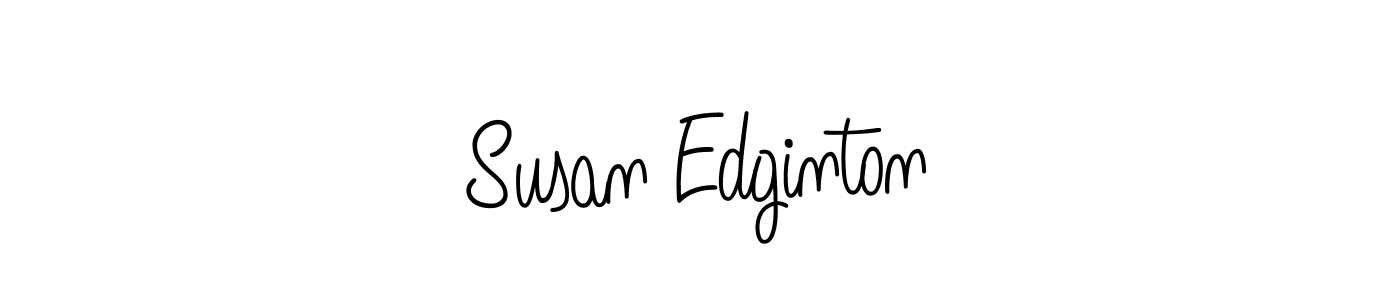 Design your own signature with our free online signature maker. With this signature software, you can create a handwritten (Angelique-Rose-font-FFP) signature for name Susan Edginton. Susan Edginton signature style 5 images and pictures png