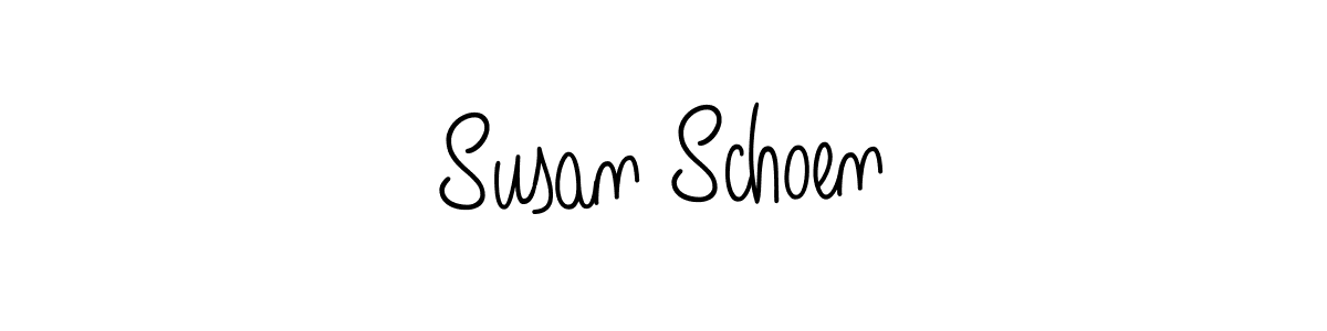 Use a signature maker to create a handwritten signature online. With this signature software, you can design (Angelique-Rose-font-FFP) your own signature for name Susan Schoen. Susan Schoen signature style 5 images and pictures png