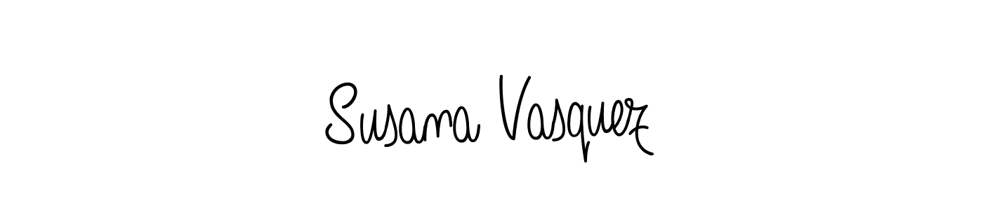 Angelique-Rose-font-FFP is a professional signature style that is perfect for those who want to add a touch of class to their signature. It is also a great choice for those who want to make their signature more unique. Get Susana Vasquez name to fancy signature for free. Susana Vasquez signature style 5 images and pictures png