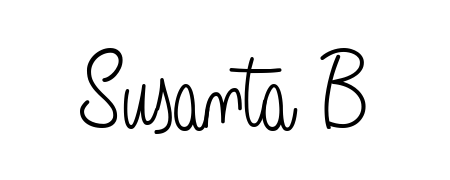 Looking for an artistic signature for Susanta B? The Angelique-Rose-font-FFP calligraphy style gives a sophisticated flow suitable for business cards and emails. Susanta B signature style 5 images and pictures png