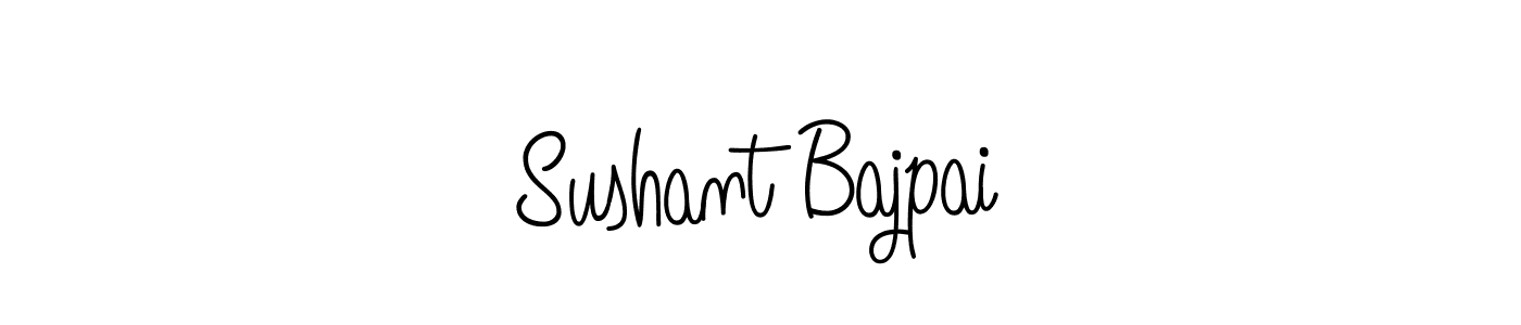 Use a signature maker to create a handwritten signature online. With this signature software, you can design (Angelique-Rose-font-FFP) your own signature for name Sushant Bajpai. Sushant Bajpai signature style 5 images and pictures png