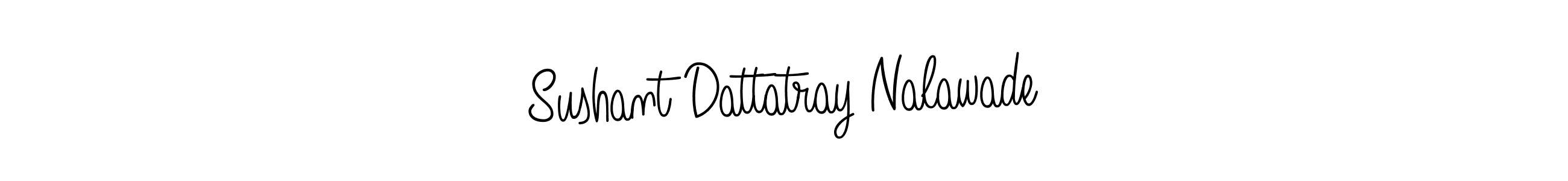 It looks lik you need a new signature style for name Sushant Dattatray Nalawade. Design unique handwritten (Angelique-Rose-font-FFP) signature with our free signature maker in just a few clicks. Sushant Dattatray Nalawade signature style 5 images and pictures png
