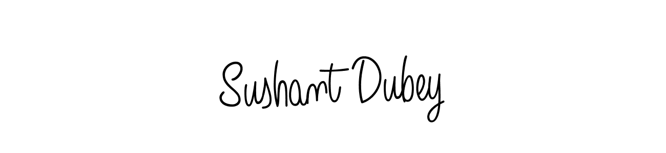 How to make Sushant Dubey name signature. Use Angelique-Rose-font-FFP style for creating short signs online. This is the latest handwritten sign. Sushant Dubey signature style 5 images and pictures png