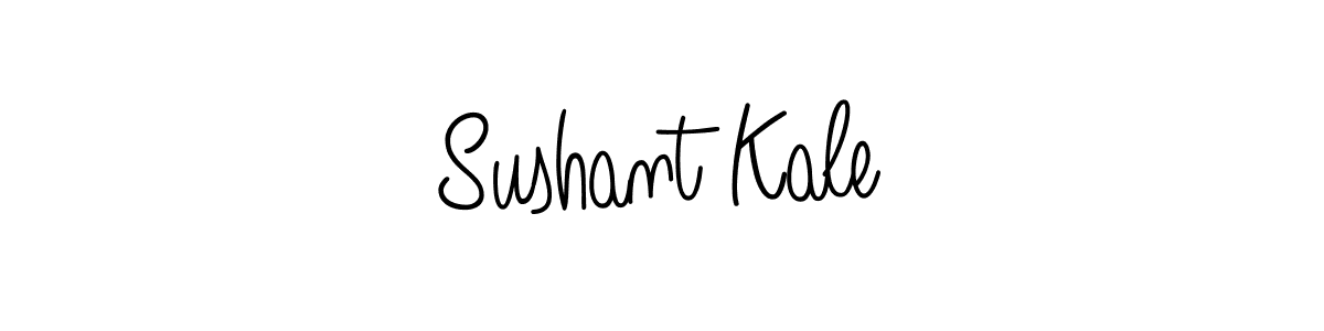 The best way (Angelique-Rose-font-FFP) to make a short signature is to pick only two or three words in your name. The name Sushant Kale include a total of six letters. For converting this name. Sushant Kale signature style 5 images and pictures png