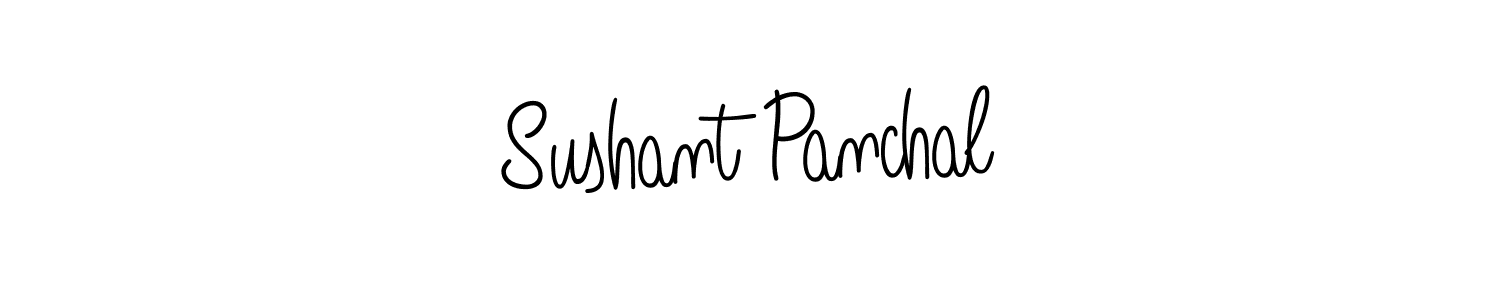 Create a beautiful signature design for name Sushant Panchal. With this signature (Angelique-Rose-font-FFP) fonts, you can make a handwritten signature for free. Sushant Panchal signature style 5 images and pictures png