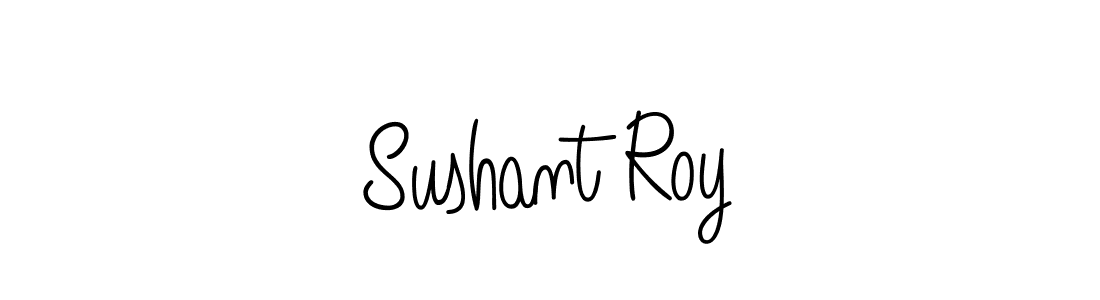 Sushant Roy stylish signature style. Best Handwritten Sign (Angelique-Rose-font-FFP) for my name. Handwritten Signature Collection Ideas for my name Sushant Roy. Sushant Roy signature style 5 images and pictures png