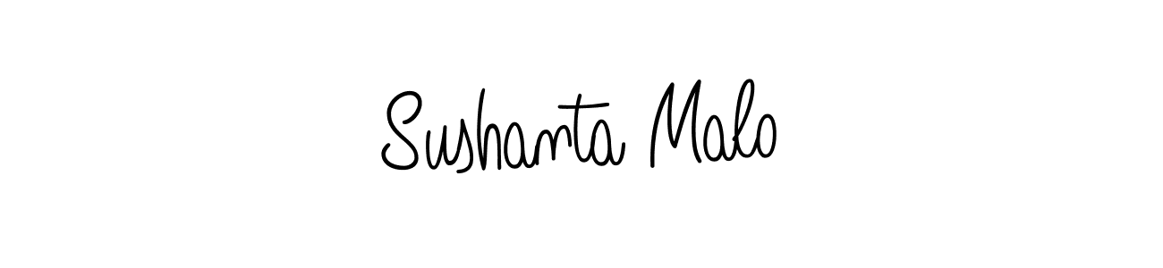 Check out images of Autograph of Sushanta Malo name. Actor Sushanta Malo Signature Style. Angelique-Rose-font-FFP is a professional sign style online. Sushanta Malo signature style 5 images and pictures png