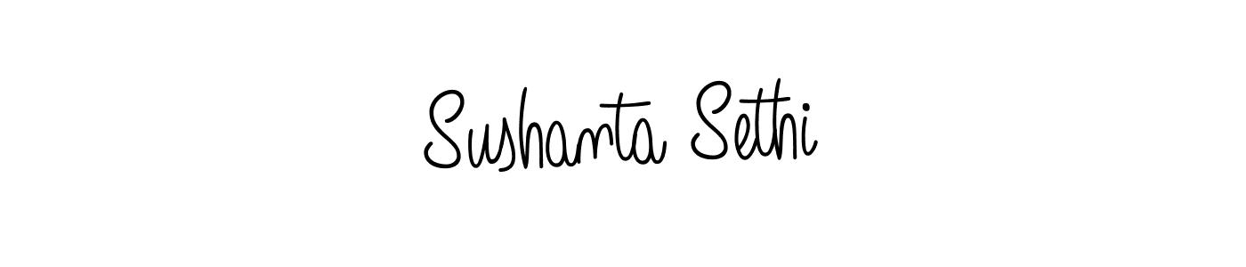 Similarly Angelique-Rose-font-FFP is the best handwritten signature design. Signature creator online .You can use it as an online autograph creator for name Sushanta Sethi. Sushanta Sethi signature style 5 images and pictures png