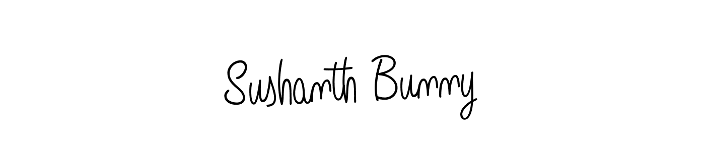 if you are searching for the best signature style for your name Sushanth Bunny. so please give up your signature search. here we have designed multiple signature styles  using Angelique-Rose-font-FFP. Sushanth Bunny signature style 5 images and pictures png
