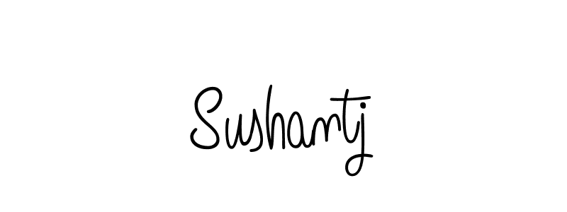 Design your own signature with our free online signature maker. With this signature software, you can create a handwritten (Angelique-Rose-font-FFP) signature for name Sushantj. Sushantj signature style 5 images and pictures png