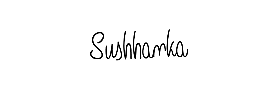 Sushhanka stylish signature style. Best Handwritten Sign (Angelique-Rose-font-FFP) for my name. Handwritten Signature Collection Ideas for my name Sushhanka. Sushhanka signature style 5 images and pictures png