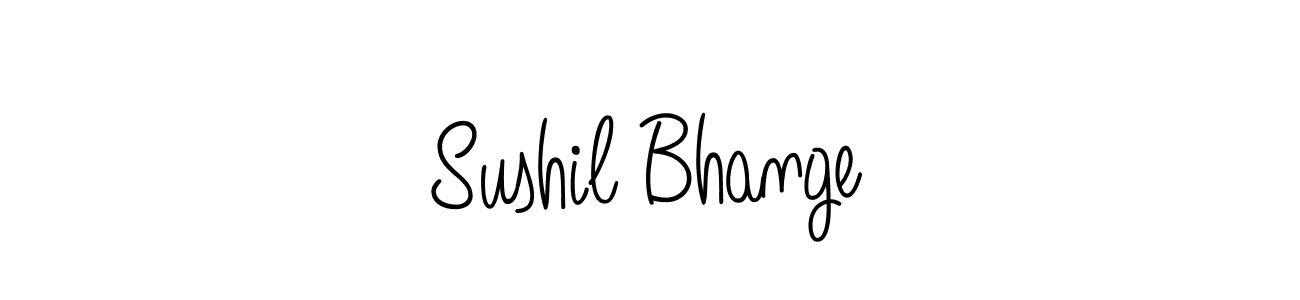 Make a beautiful signature design for name Sushil Bhange. With this signature (Angelique-Rose-font-FFP) style, you can create a handwritten signature for free. Sushil Bhange signature style 5 images and pictures png
