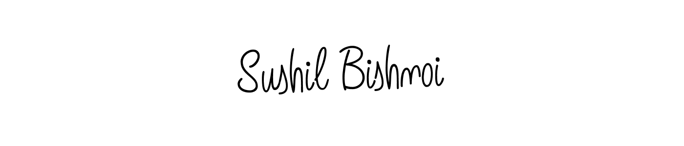 Design your own signature with our free online signature maker. With this signature software, you can create a handwritten (Angelique-Rose-font-FFP) signature for name Sushil Bishnoi. Sushil Bishnoi signature style 5 images and pictures png