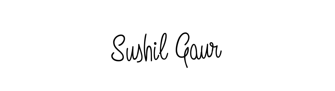 This is the best signature style for the Sushil Gaur name. Also you like these signature font (Angelique-Rose-font-FFP). Mix name signature. Sushil Gaur signature style 5 images and pictures png
