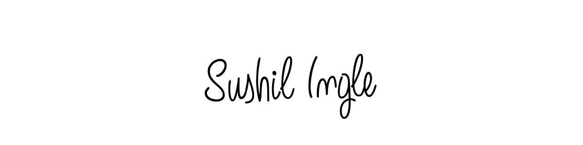 if you are searching for the best signature style for your name Sushil Ingle. so please give up your signature search. here we have designed multiple signature styles  using Angelique-Rose-font-FFP. Sushil Ingle signature style 5 images and pictures png