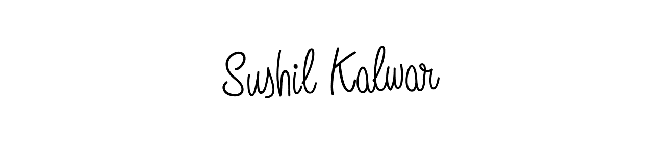 Create a beautiful signature design for name Sushil Kalwar. With this signature (Angelique-Rose-font-FFP) fonts, you can make a handwritten signature for free. Sushil Kalwar signature style 5 images and pictures png