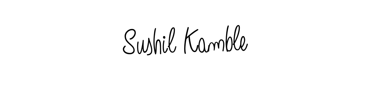 Similarly Angelique-Rose-font-FFP is the best handwritten signature design. Signature creator online .You can use it as an online autograph creator for name Sushil Kamble. Sushil Kamble signature style 5 images and pictures png